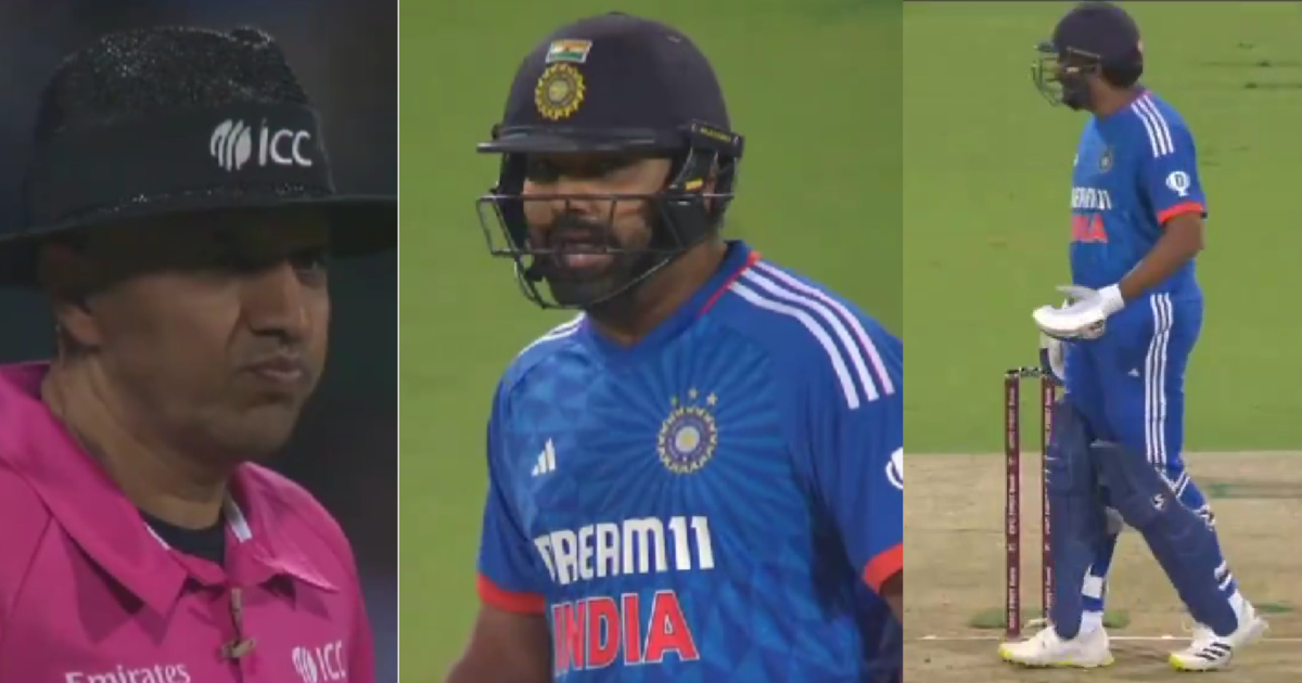 "पहले ही 2 जीरो है यार", अंपायर के फैसले पर भड़के Rohit Sharma, LIVE मैच में लगा डाली फटकार, VIDEO वा...