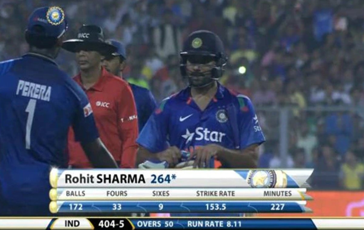 rohit sharma 264 runs