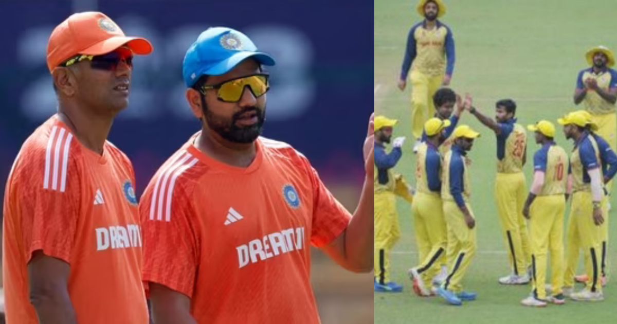 rohit sharma and rahul dravid ignored t. natarajan took 4 wickets against baroda in vijay hazare tro...