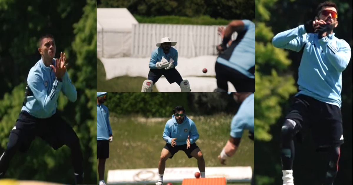 rohit sharma and virat kohli practice video for WTC Final