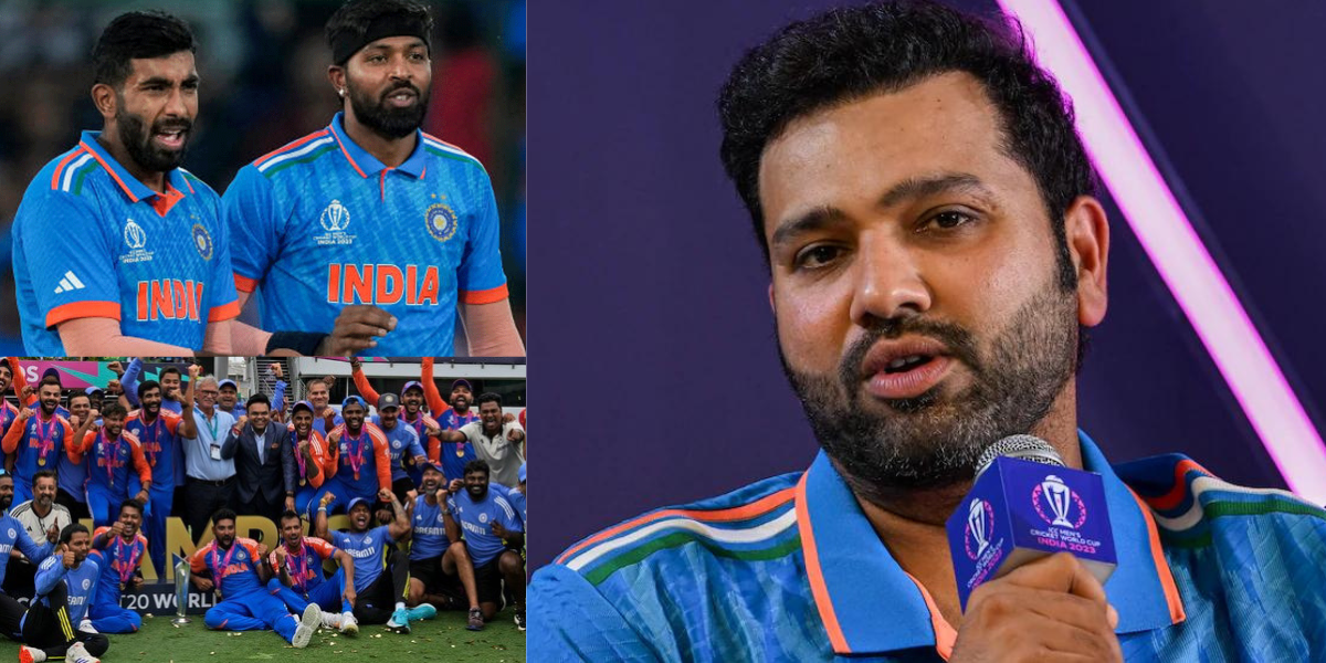 rohit-sharma gave credit to these 3 legends for winning T20 World Cup 2024 not Jasprit Bumrah Hardik...