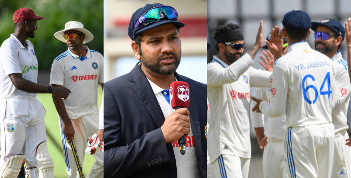 rohit sharma gave statement after beat west indies in 1st test match