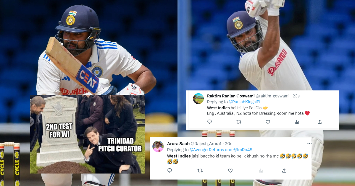 "सिर्फ कमजोर टीमों को मारता है बेशर्म", वेस्टइंडीज के खिलाफ फिफ्टी जड़ने के बावजूद ट्रोल हुए Rohit Sh...