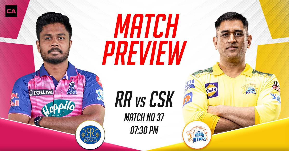 RR vs CSK: राजस्थान को हार की हैट्रिक का डर, तो CSK है बदला लेने को तैयार, जानिए मैच से जुड़ी हर जानक...