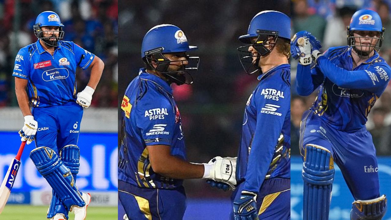 Ryan Rickelton And Rohit Sharma Ryan Rickelton And Rohit Sharma