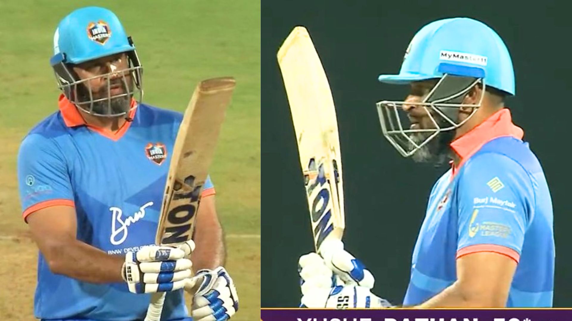 6,6,6,6,6,6...., बुढ़ापे में भी नहीं बदले Yusuf Pathan के तेवर, बल्ले से लगाई फायर, चौको-छक्को की बा...