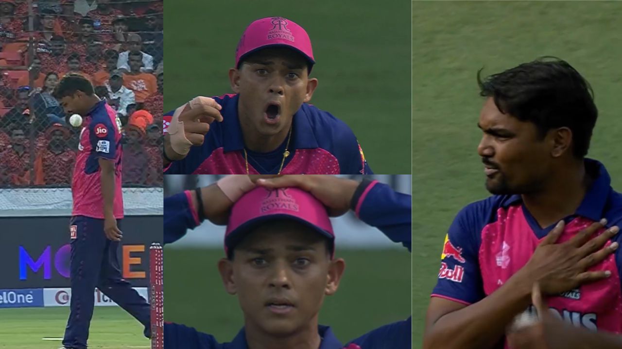 Sandeep Sharma Hit a Ball