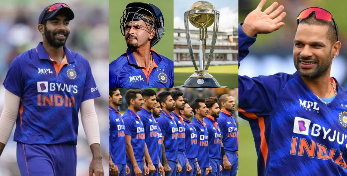 World Cup 2023 के लिए हुआ 15 सदस्यीय टीम का ऐलान, शिखर धवन और जसप्रीत बुमराह की हुई वापसी, तो श्रेयस...