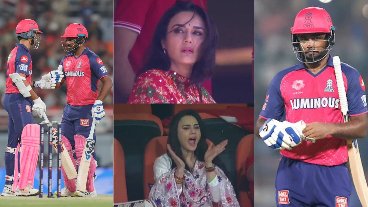 Sanju Samson and Preity Zinta