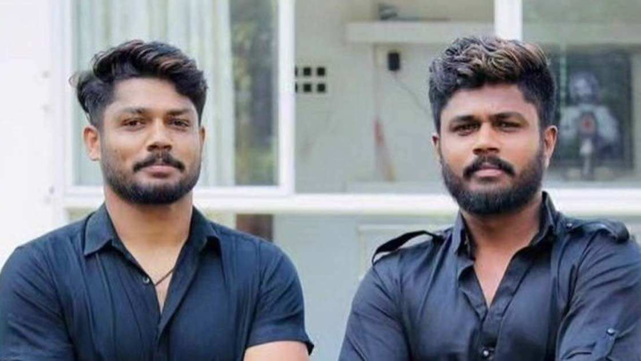 Sanju Samson With Brother Sanju Samson With Brother