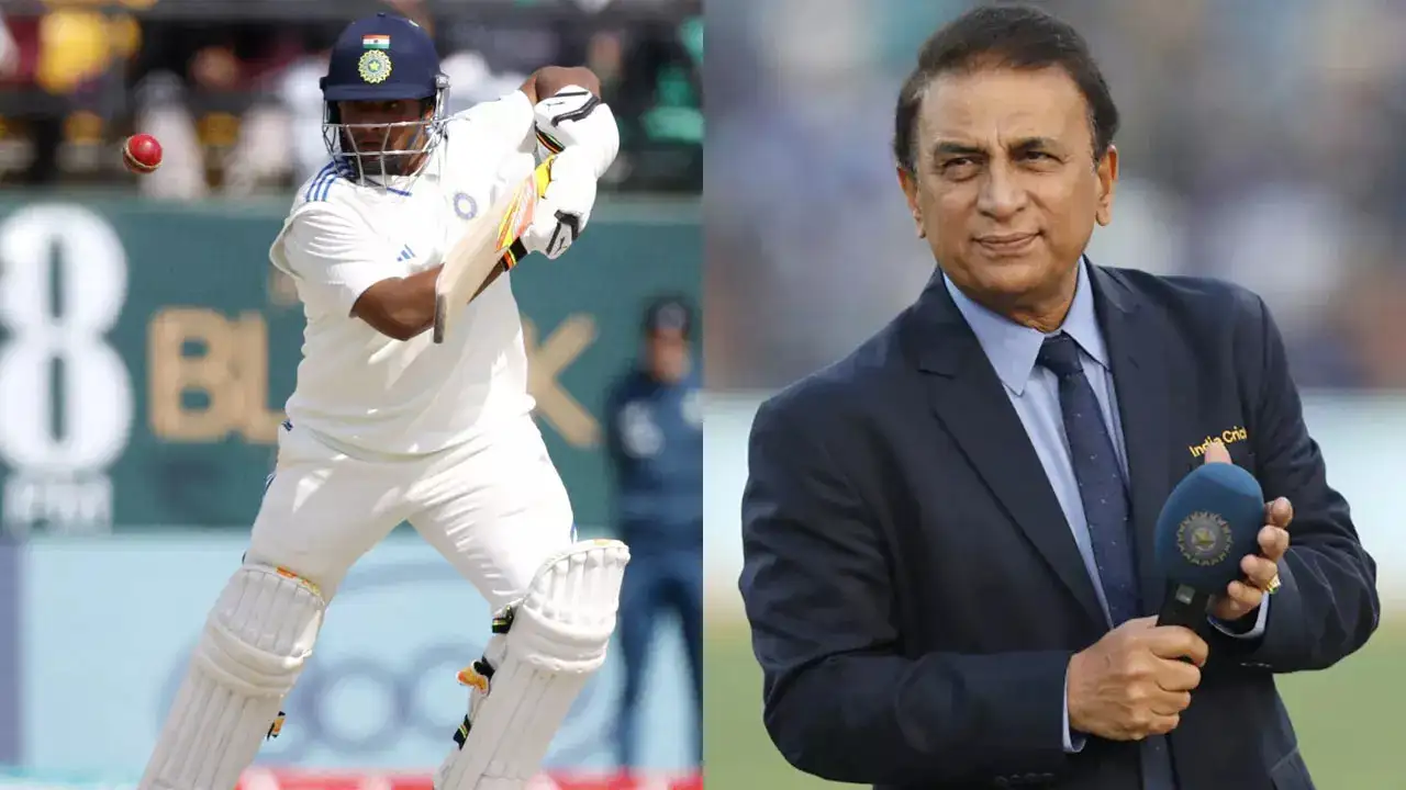 Sarfaraz Khan Sunil Gavaskar Sarfaraz Khan Sunil Gavaskar