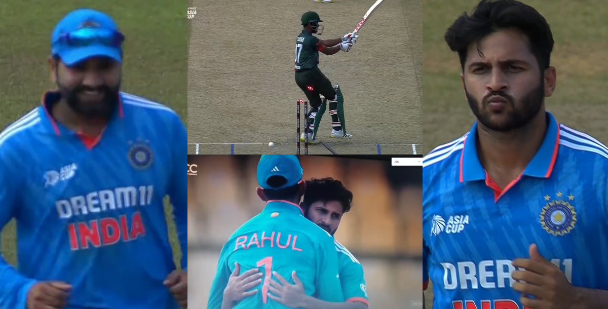 shardul thakur bowled tanzid hasan in ind vs ban match video viral