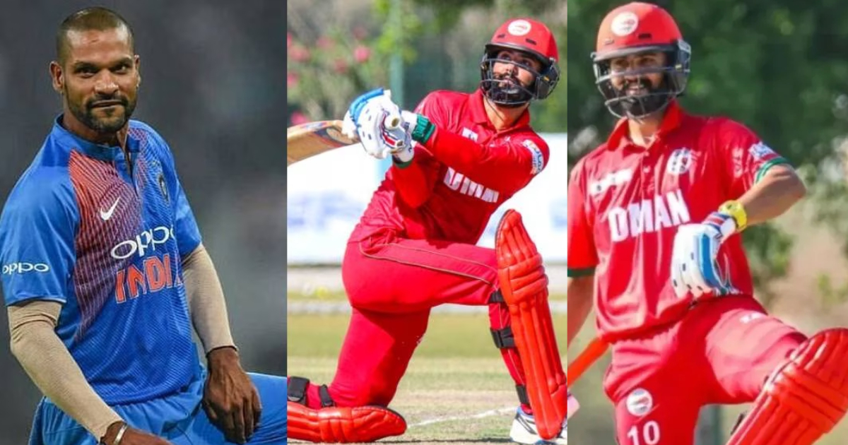 shikhar dhawan mimic oman-batter-jatinder-singh-flop show-odi-world-cup-2023-qualifiers
