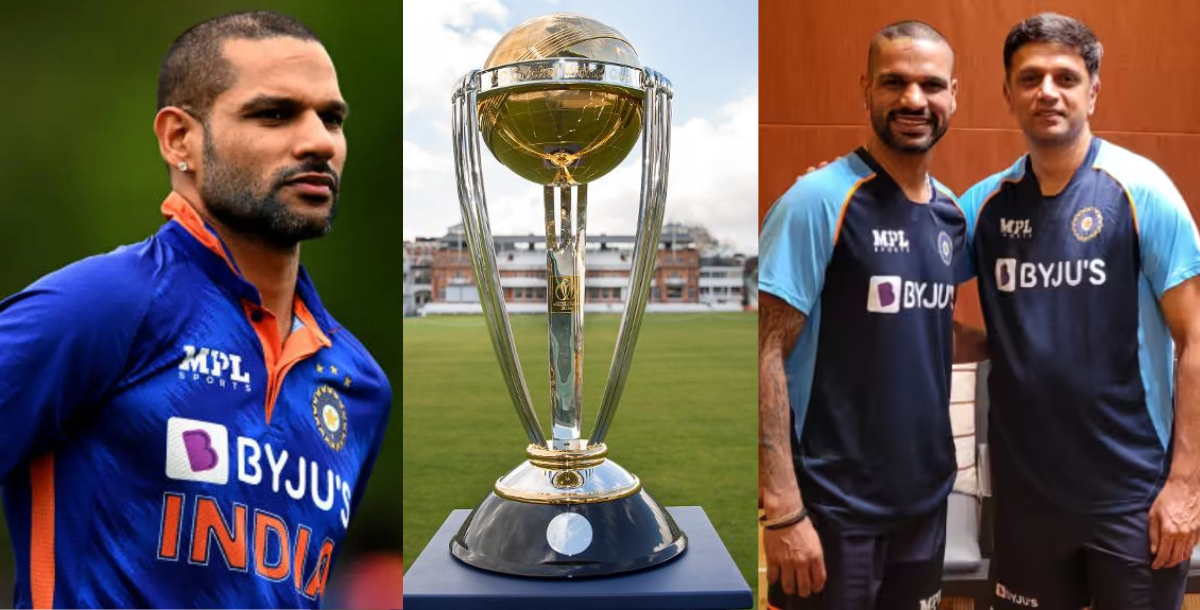 वर्ल्ड कप 2023 की टीम में पक्की हुई Shikhar Dhawan की जगह, राहुल द्रविड़ के इस दांव ने किया रास्ता सा...