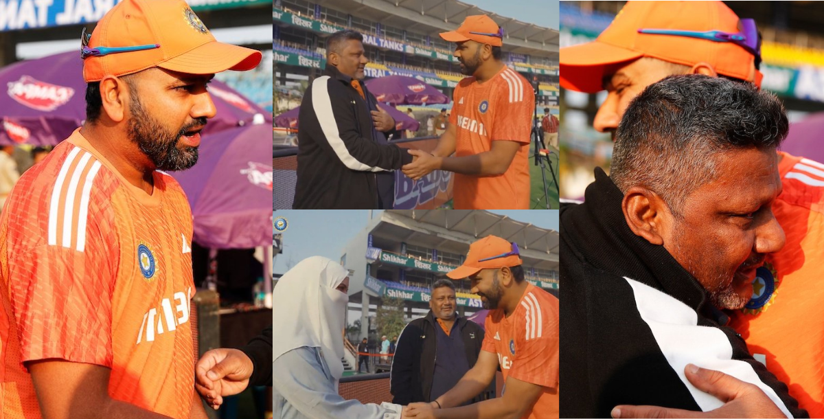 sir uska dhyan rakhiyega said sarfaraz khan father to rohit sharma emotional chat video gone viral