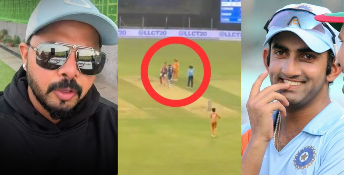 sreesanth comment gautam gambhir latest post after huge clash in llc 2023