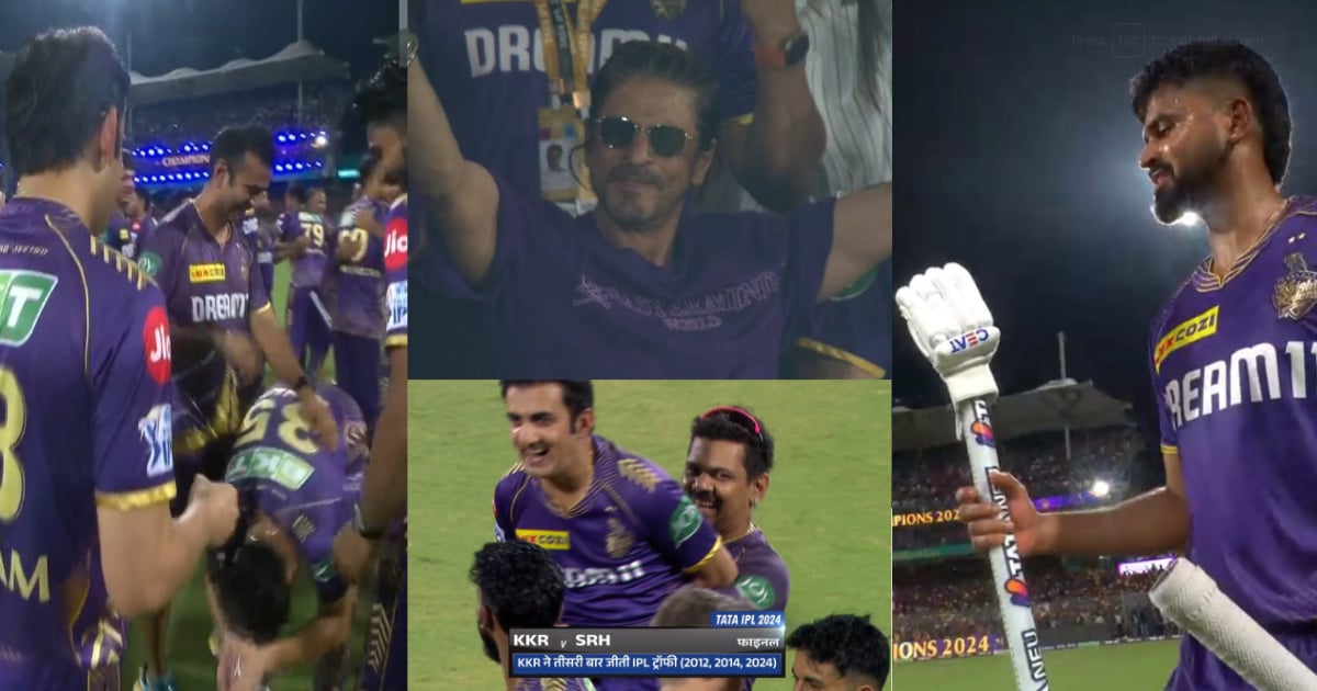 Sunil Narine ने गौतम गंभीर को गोद में उठाया, तो रिंकू ने सिर झुकाया, चैंपियन बनने के बाद KKR ने ऐसे...