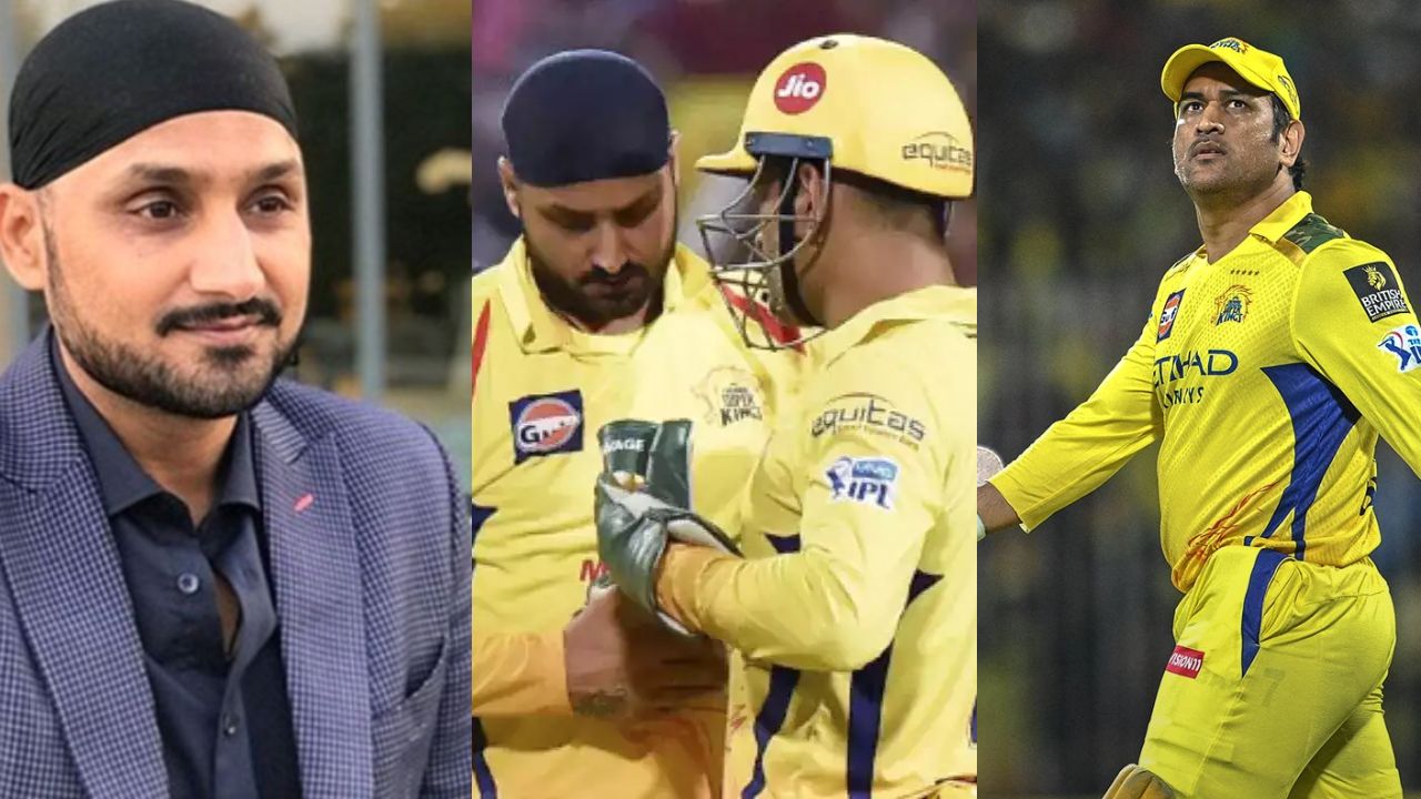 Dhoni and Bhajji IPL 2025