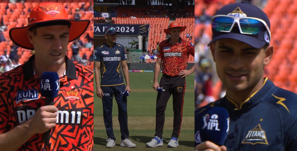 sunrisers hyderabad won the toss and elected to bat against Gujarat in gt-vs-srh ipl 2024 match 12
