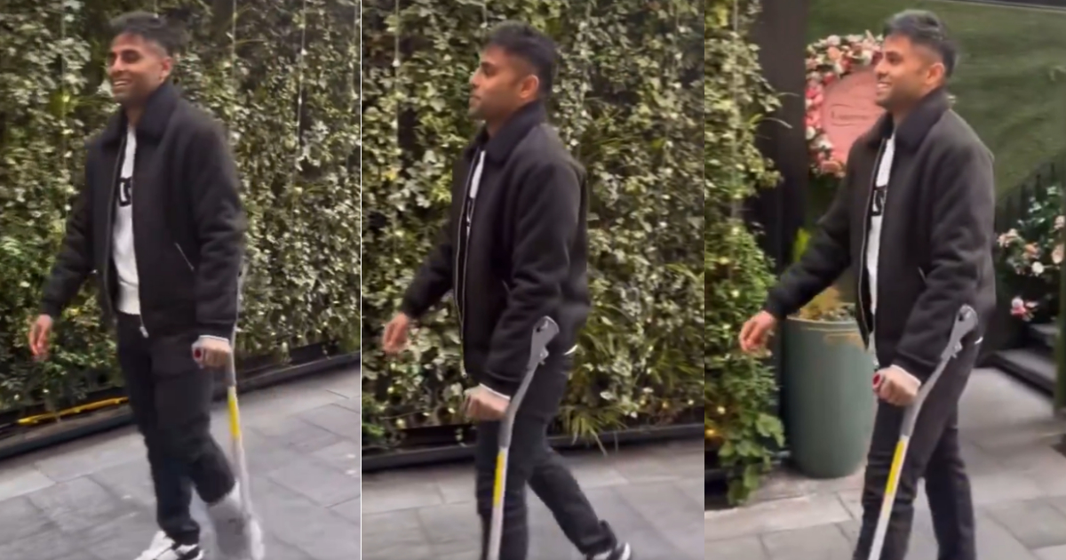 'मेरी टांग नकली है...", Suryakumar Yadav ने बैसाखी के सहारे चलते हुए शेयर किया VIDEO, फिटनेस पर दिया...