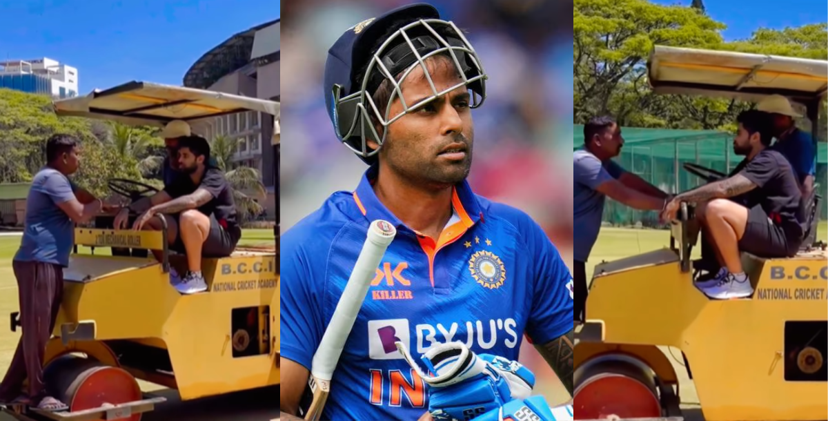 suryakumar yadav is leaving cricket and working with the grounds staff in NCA Video Went Viral