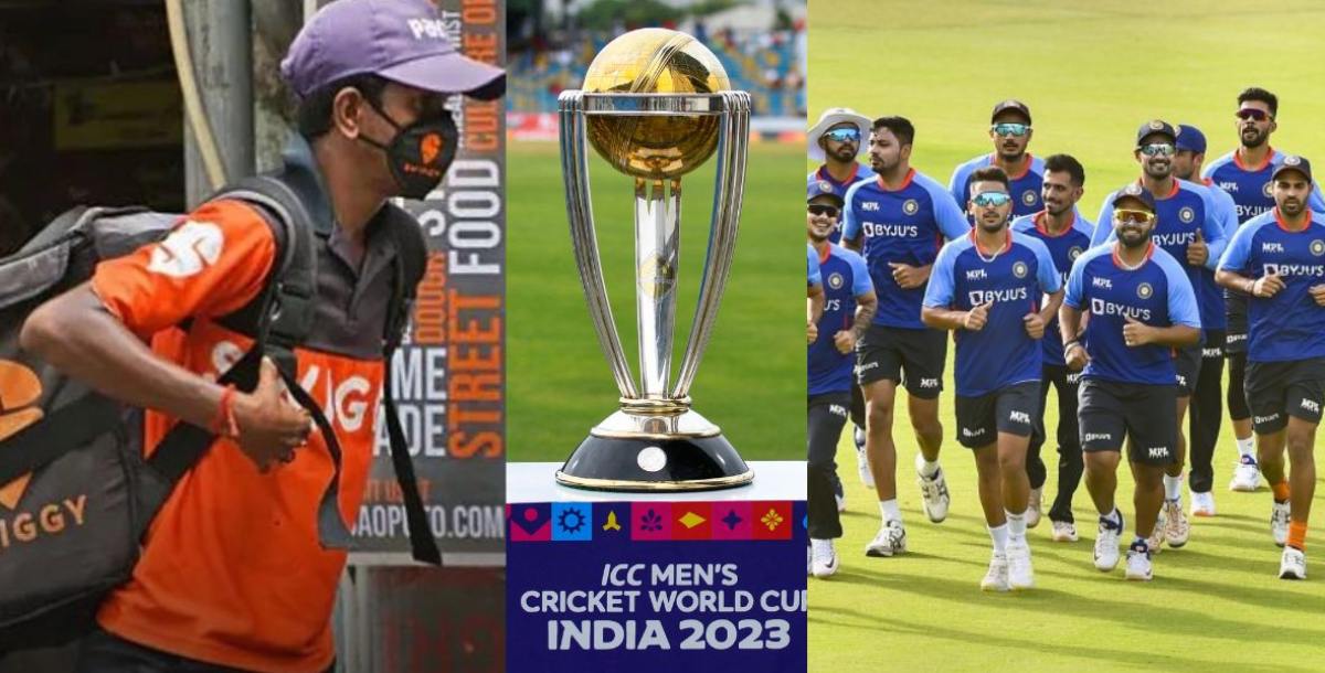 swiggy delivery boy lokesh kumar become net bowler for netherlands cricket team in odi world cup 202...