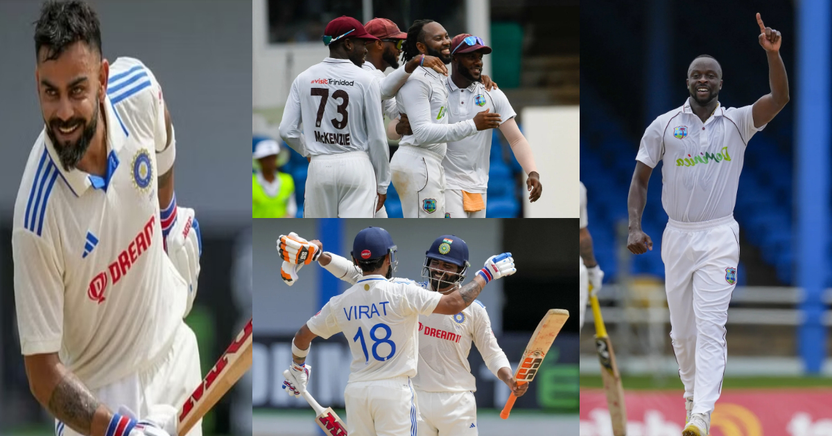 WI vs IND: दूसरे ही दिन जीत की दहलीज पर पहुंचा भारत, कोहली के 'विराट' शतक से बैकफुट पर वेस्टइंडीज