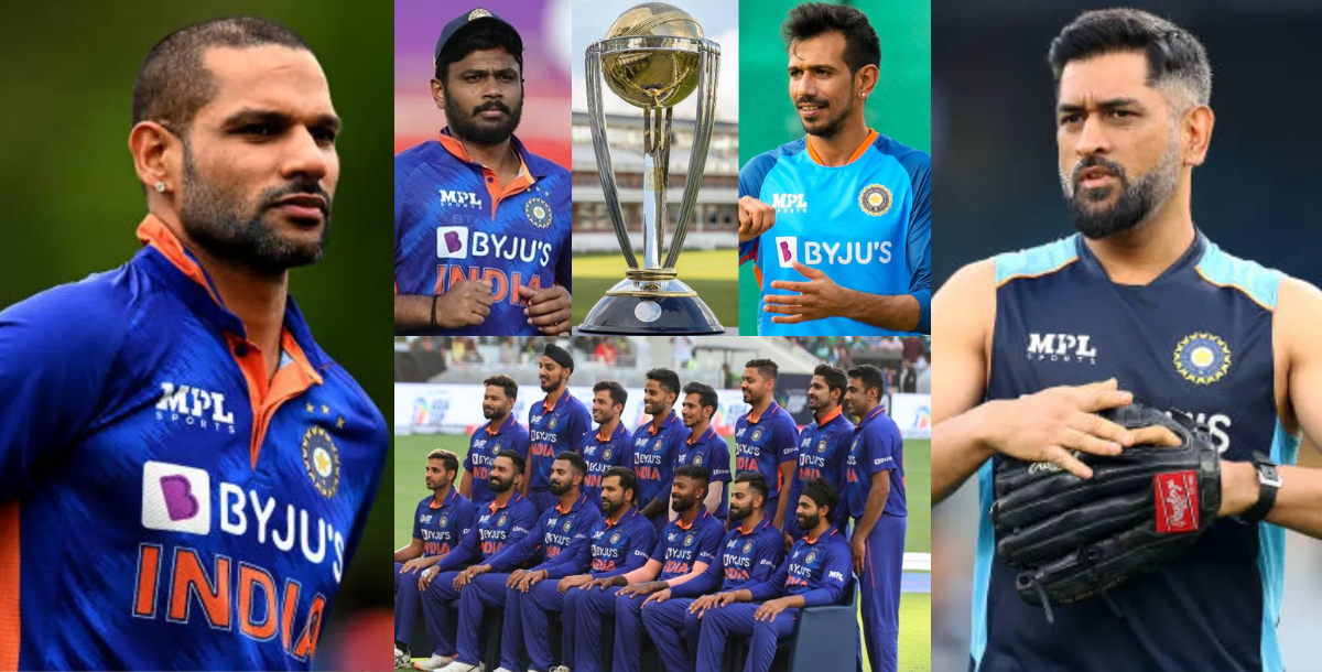 team india possble 15-member squad for odi world cup 2023 shikhar dhawan can comeback