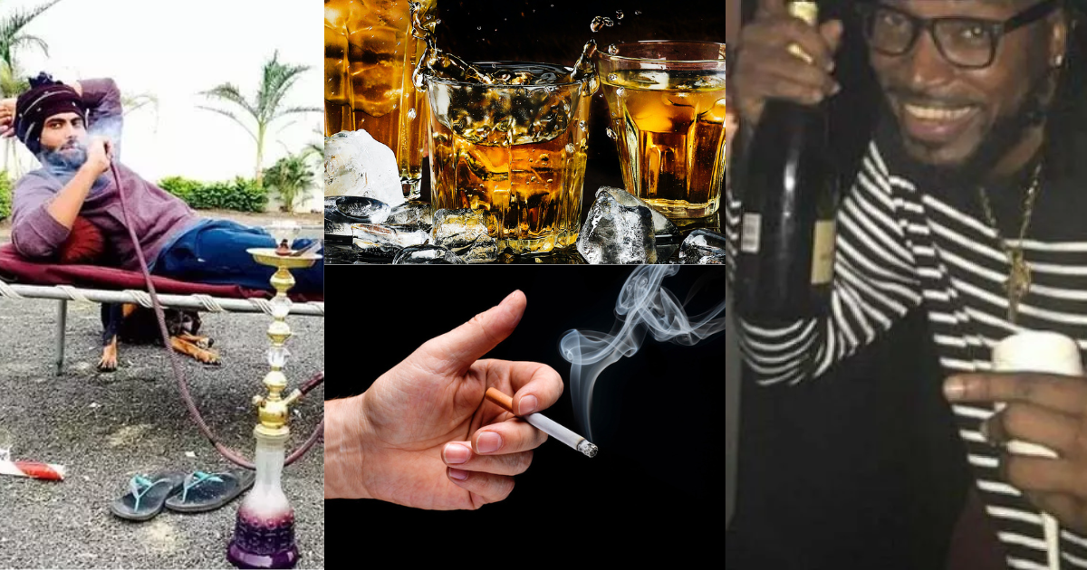 these 5 cricketers who cant live without alcohol Cigarette (1)