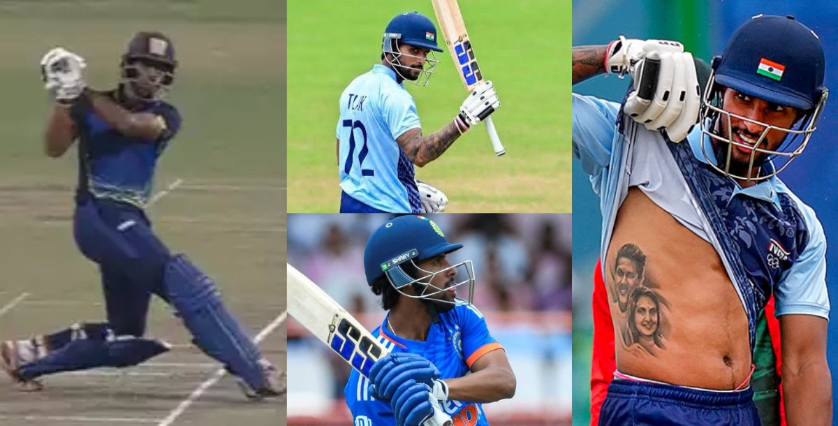 tilak varma hit 121 runs at just 69 balls against Baroda in syed mushtaq ali trophy 2023