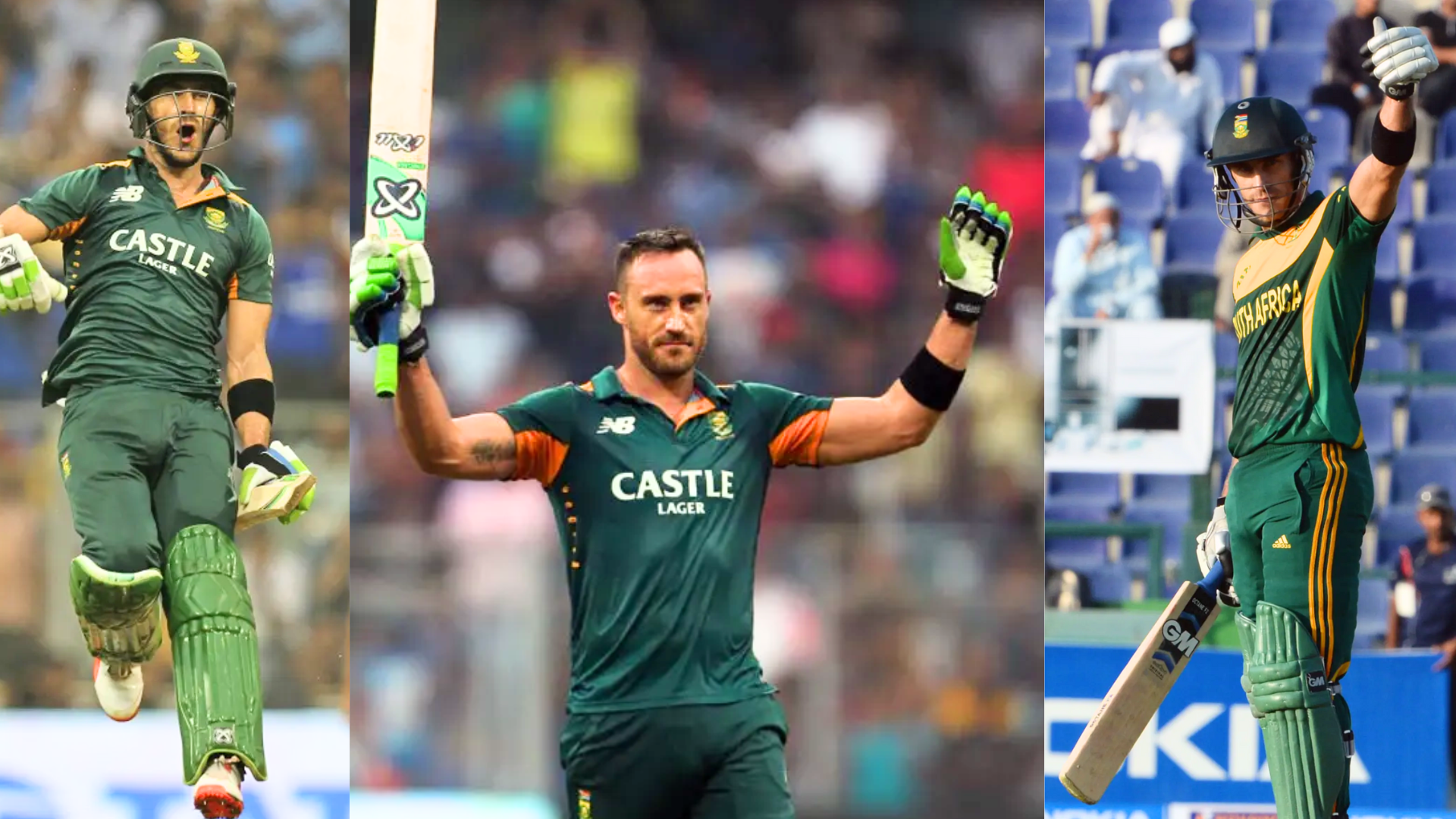 6,6,6,6,6,4,4,4.... Faf du Plessis की आई आंधी, वनडे में इतिहास रचाते हुए खेल गए 185 रन की तूफानी पार...