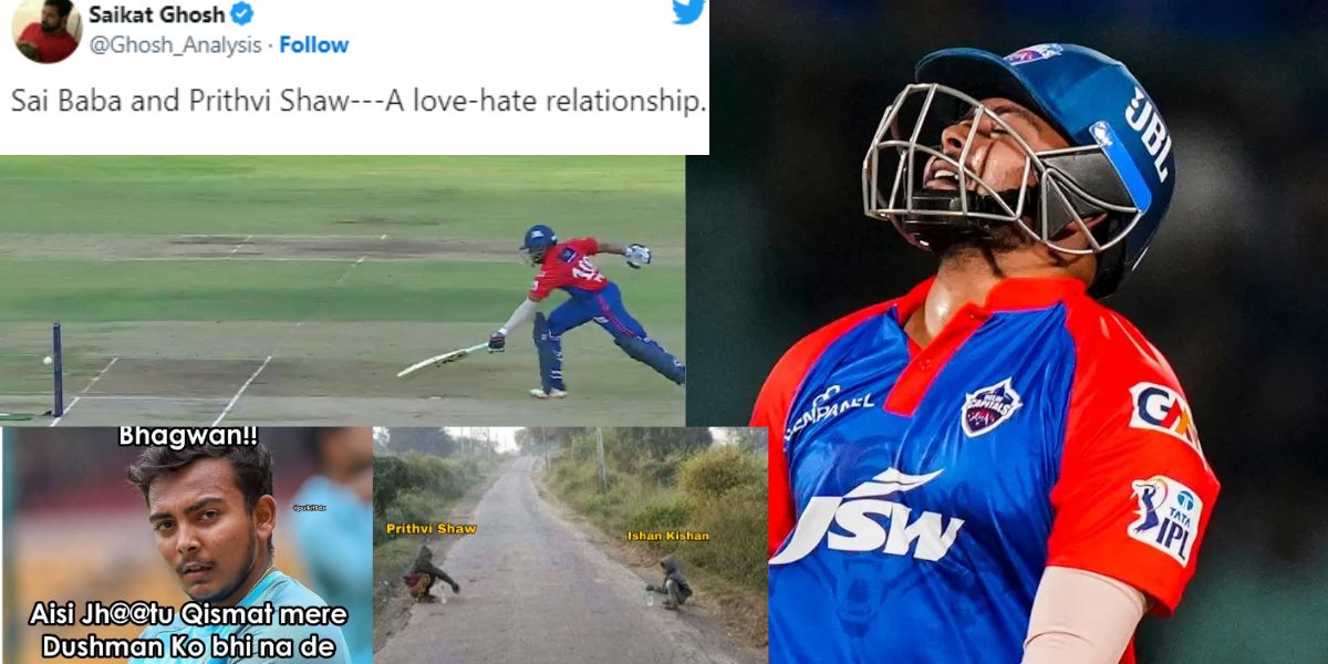 "अब तो संन्यास ही ले ले भाई", IPL 2023 में Prithvi Shaw के खराब प्रदर्शन पर भड़के फैंस