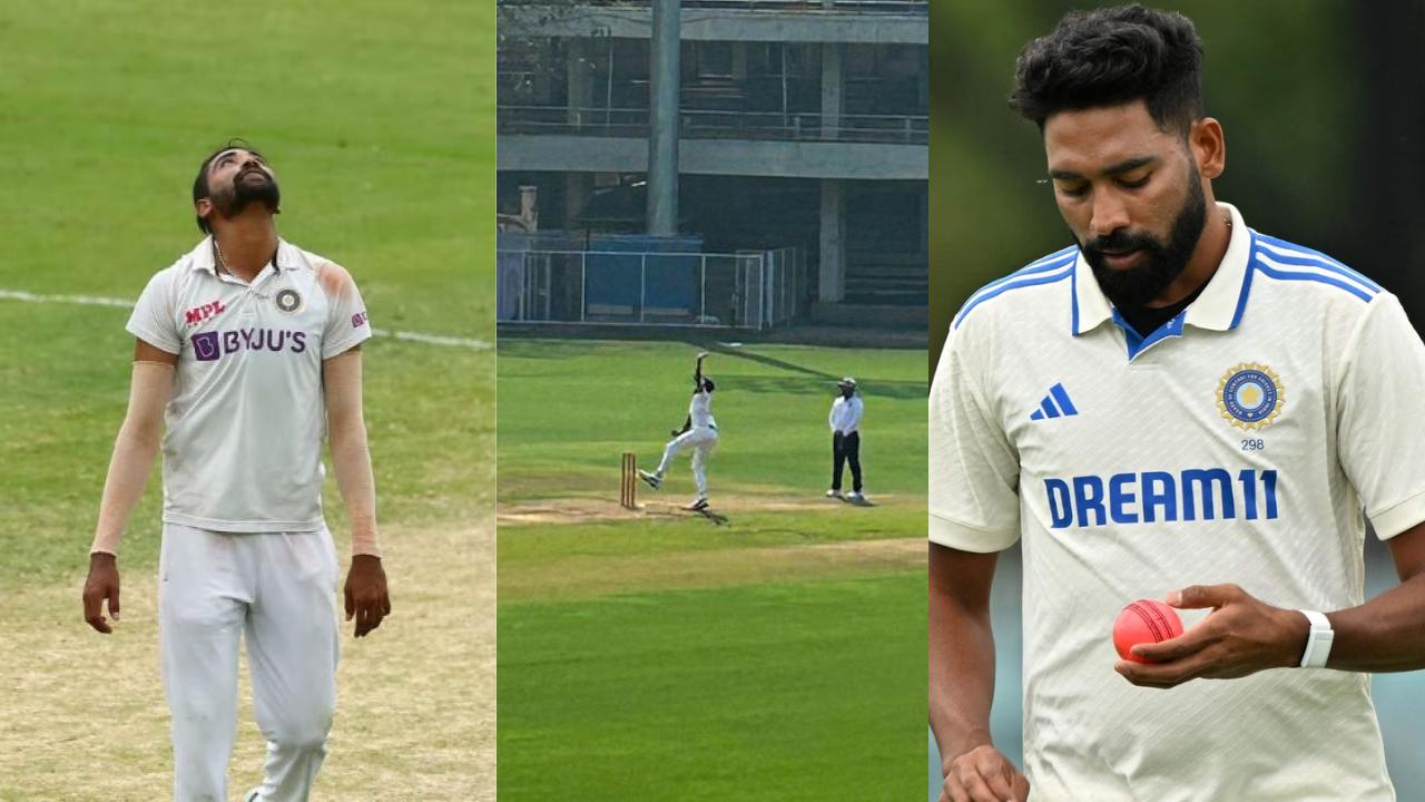 mohammed siraj Bowling