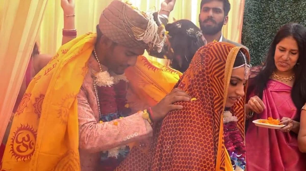 unmukt chand marriage with simran Khosla