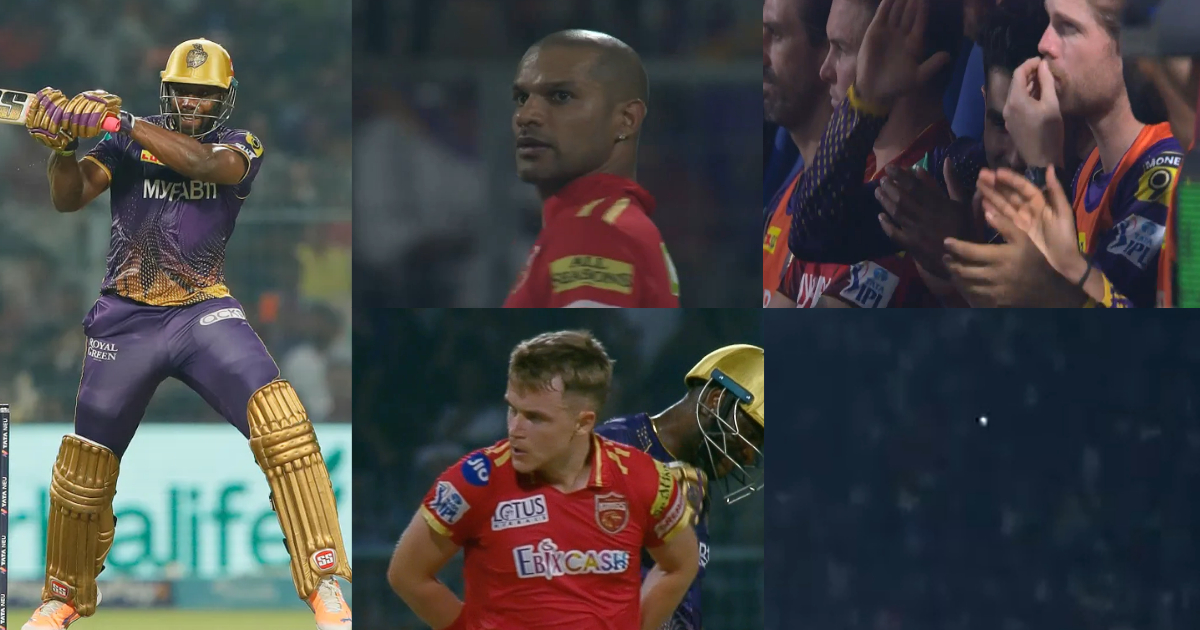 VIDEO: 6,6,6... रसल के हत्थे चढ़े 18 करोड़ी सैम करन, तबियत से कुटाई करते हुए 3 गेंदों पर जड़े 3 छक्क...