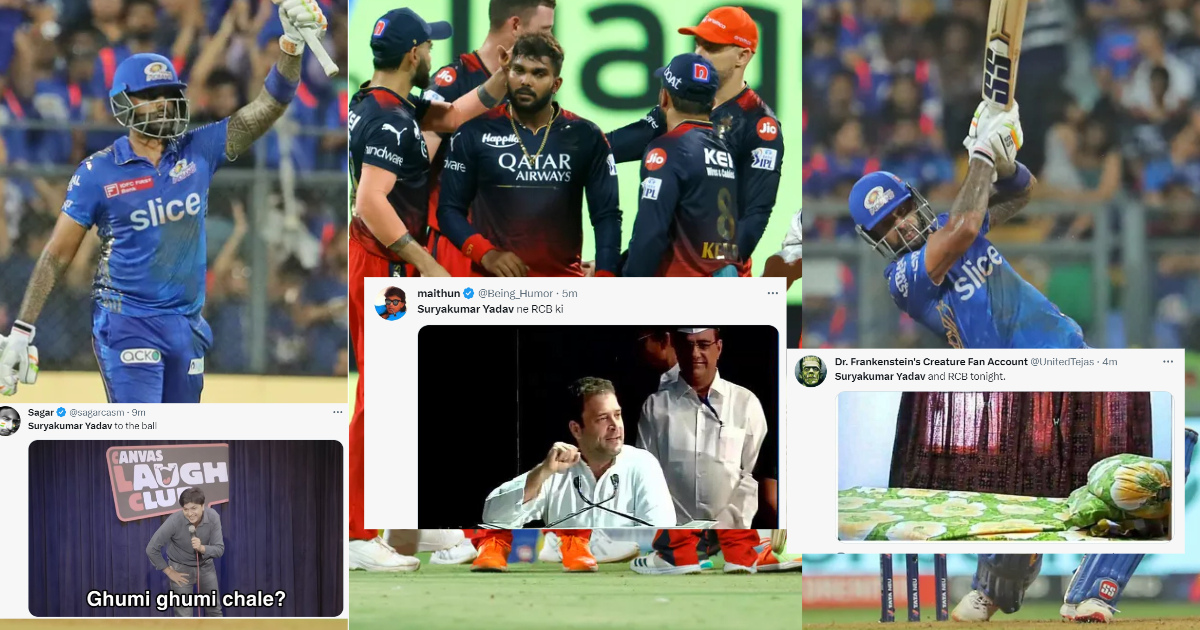 "क्यों पड़े चक्कर में, कोई नहीं है टक्कर में", RCB की कुटाई कर सोशल मीडिया पर छाए सूर्यकुमार यादव, आई...