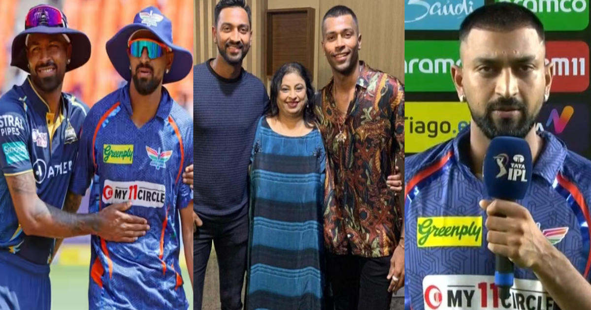 "मां ने हमसे कहा था कि...", हार कर भी जीत गए क्रुणाल पंड्या, मैच के बाद मां को किया याद, भाई की जीत...