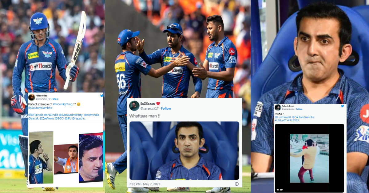 "देखा विराट से पंगा लेने का नतीजा", गुजरात के खिलाफ शर्मनाक हार के बाद उड़ा लखनऊ का मजाक, फैंस ने गौत...