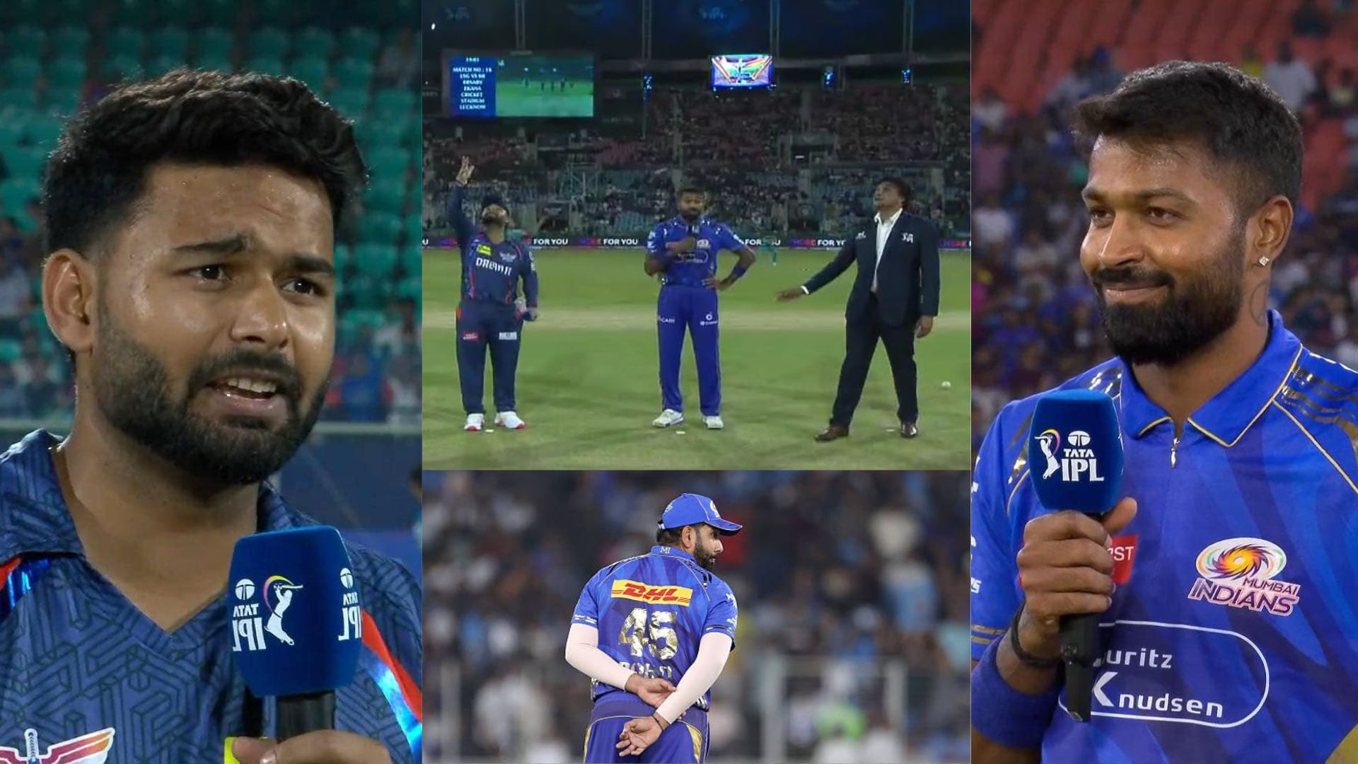 LSG vs MI: मुंबई इंडियंस ने टॉस जीतकर चुनी गेंदबाजी, हार्दिक पंड्या ने रोहित शर्मा को किया बाहर