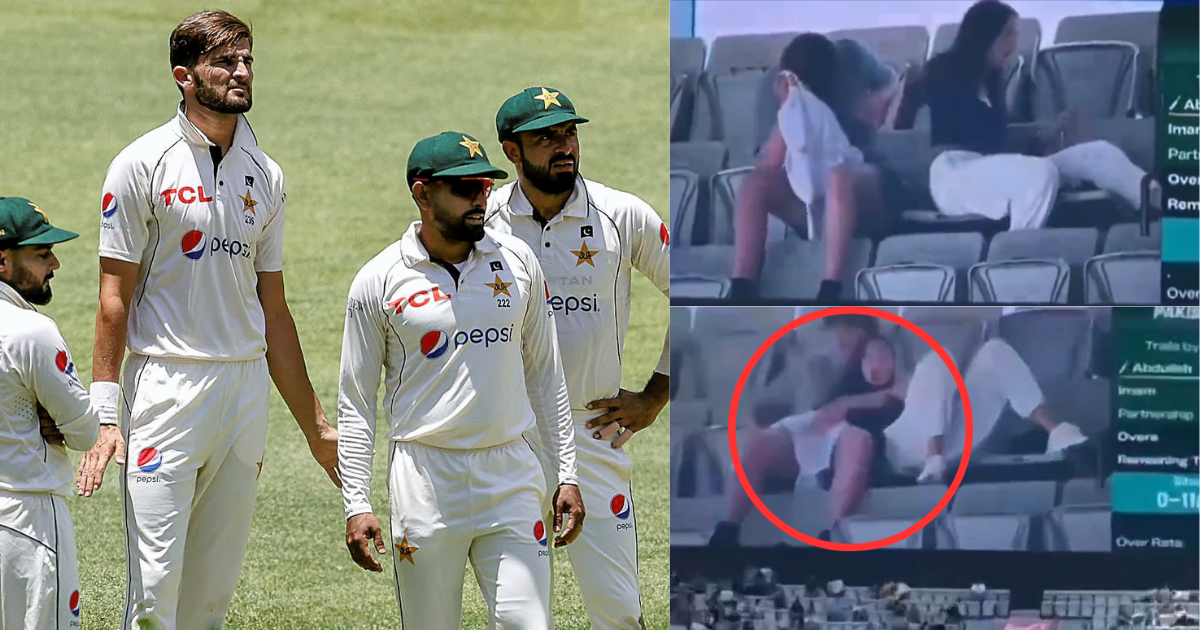 video couple seen doing obscene acts at the stadium in aus vs pak live match