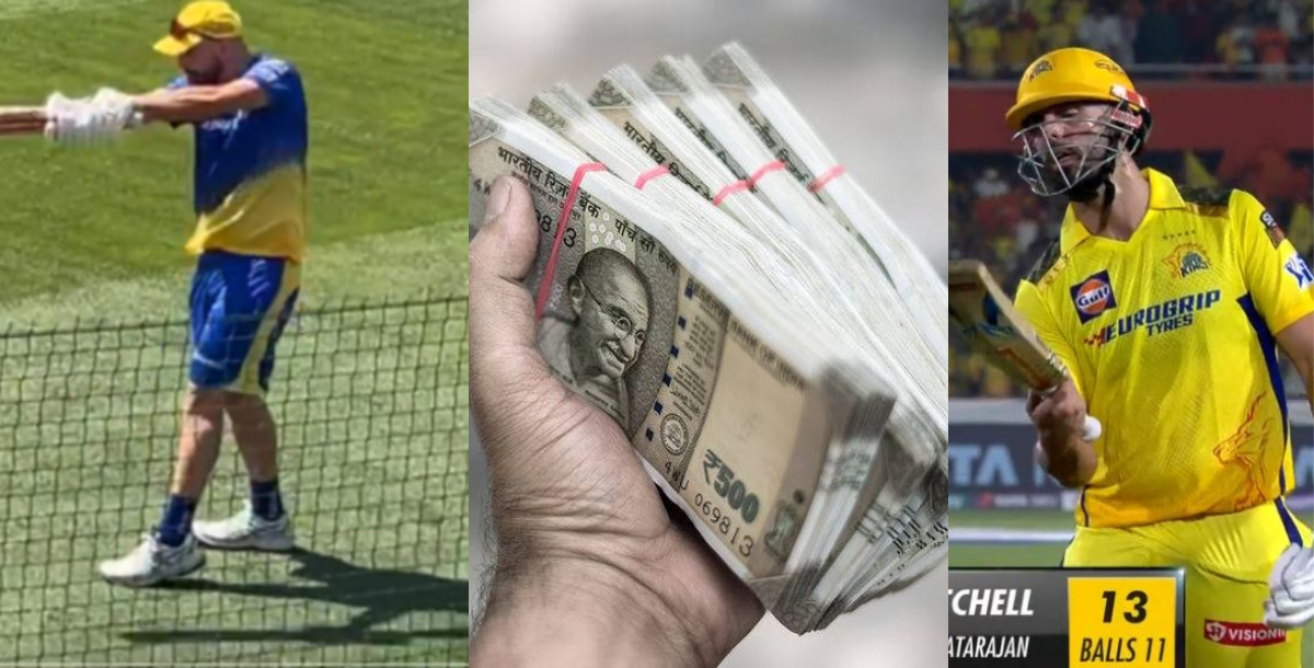 video daryl-mitchell broke more than 50 thousand rupees apple phone his fan in practice session