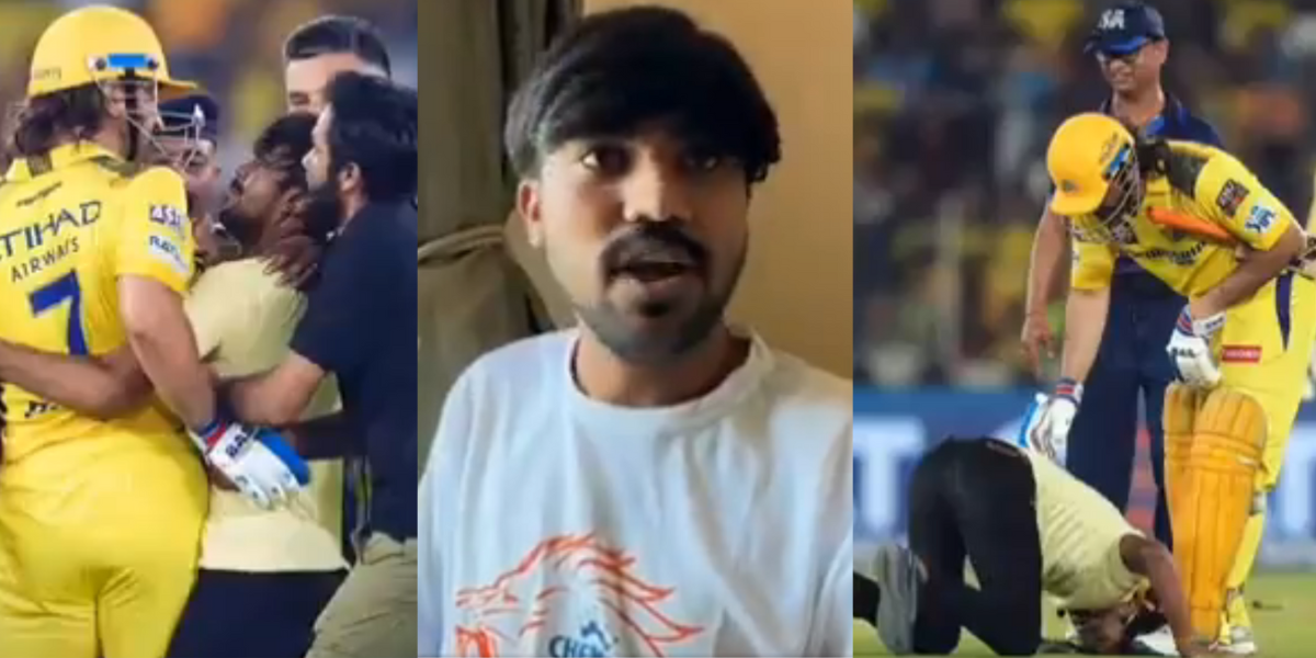 video fan shared the story of ms dhoni and his conversation with him ipl 2024 live match