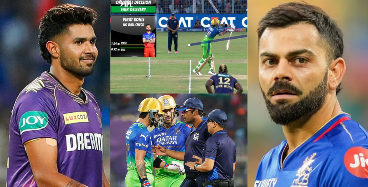 video harshit rana must apologize to virat kohli for that ball it was no ball said mohammad kaif