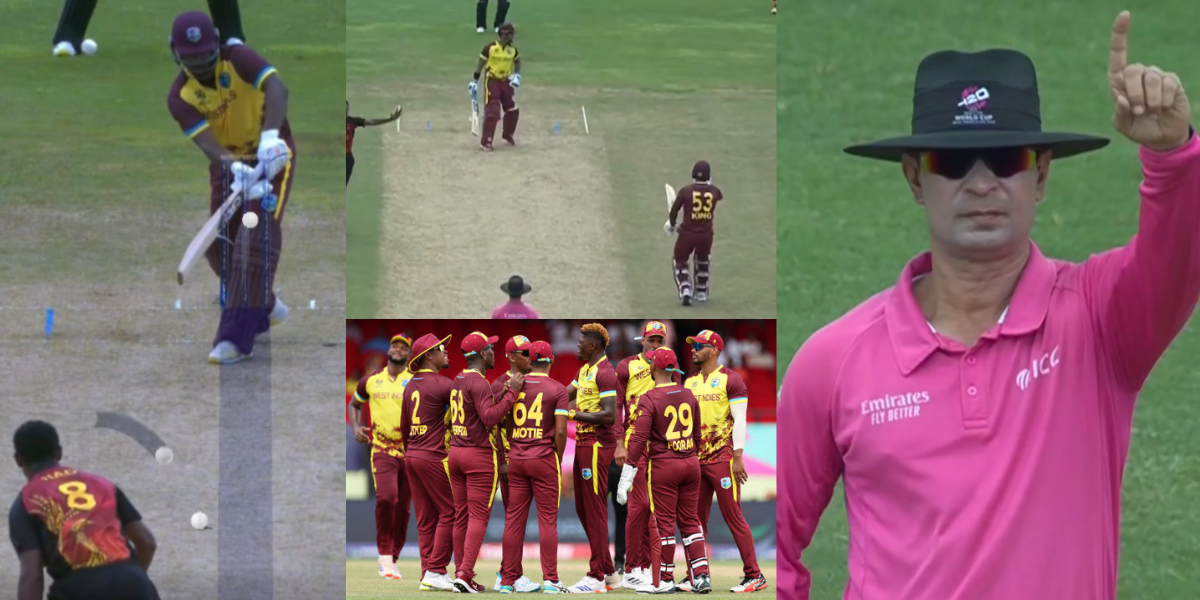 video nicholas pooran was out in the wi vs png match If papua new guinea had taken DRS West Indies c...