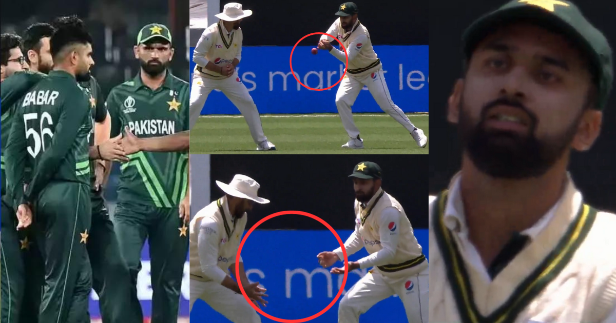 video pakistan team player abdul shafique drop mitchell marsh easy catch in aus vs pak 2nd test