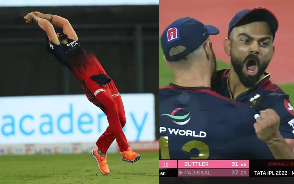 VIDEO: फिर दिखा Virat Kohli का पुराना खूंखार अवतार, पडिक्कल का कैच लपकने के बाद दिखाया जोश