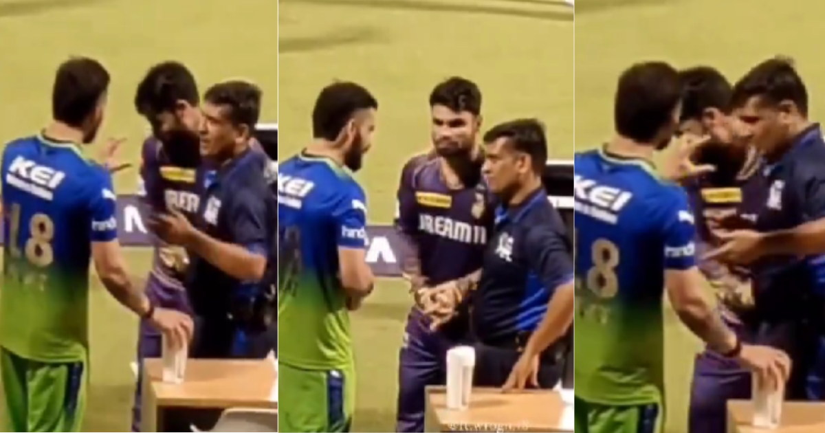 Virat Kohli ने मैच खत्म होते ही अंपायर की लगा डाली क्लास, रिंकू सिंह को करना पड़ा बीच-बचाव, VIDEO वाय...