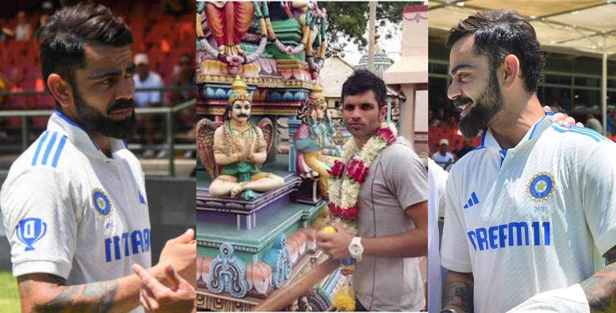 virat kohli gifts his signed jersey to keshav maharaj after 2nd test match