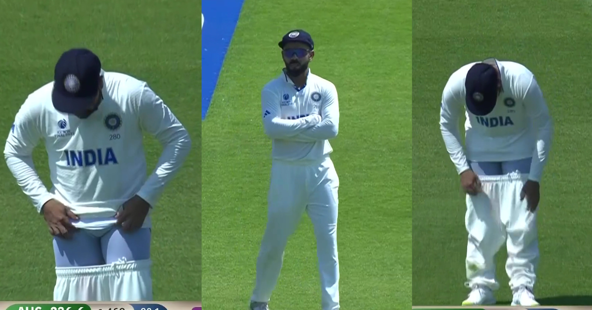 VIDEO: LIVE मैच में अपनी पैंट खोलकर खड़े हो गए Rohit Sharma, तो नजारा देख विराट कोहली की छूटी हंसी