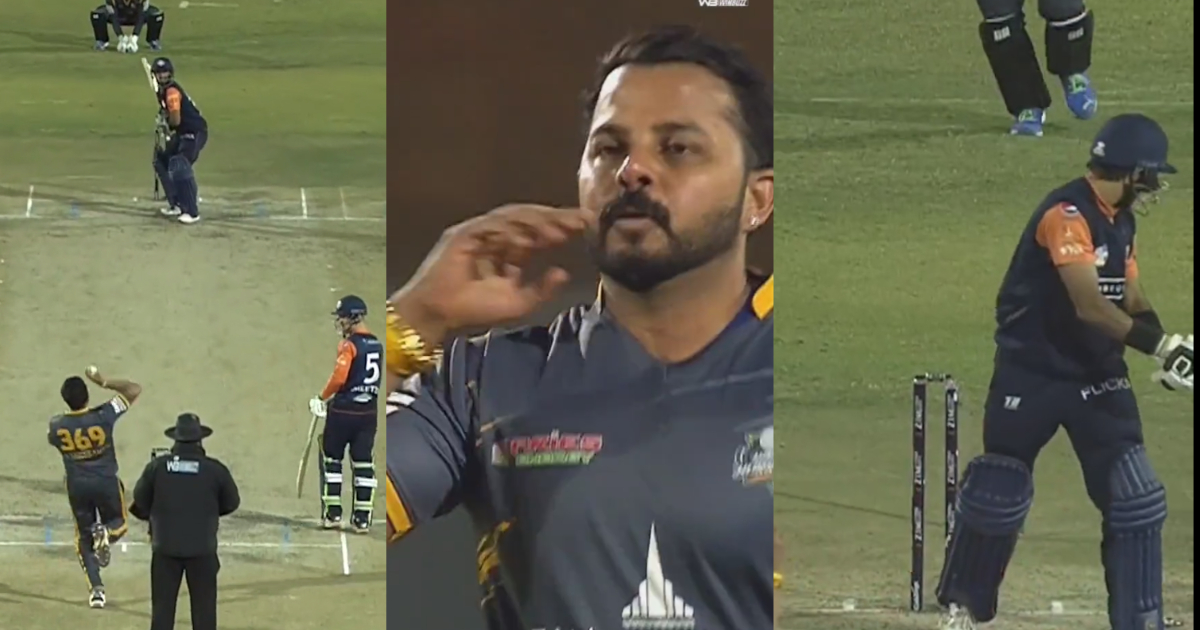 40 की उम्र वाले S. Sreesanth की रफ्तार के आगे बेबस हुए बल्लेबाज, आखिरी ओवर में विरोधी के जबड़े से छीन...